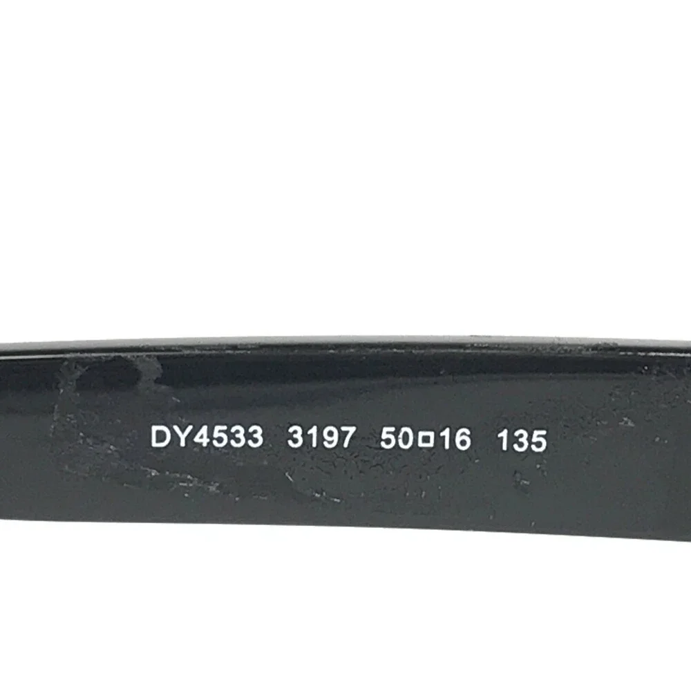 DKNY DY4533 3197 Eyeglasses Frames Black White Rectangular Full Rim 50-16-135